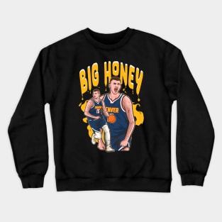 Nikola Jokic Big Honey Cartoon Crewneck Sweatshirt